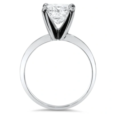 Pompeii3 1ct Lab Grown Diamond Solitaire Engagement Ring White Gold In Multi