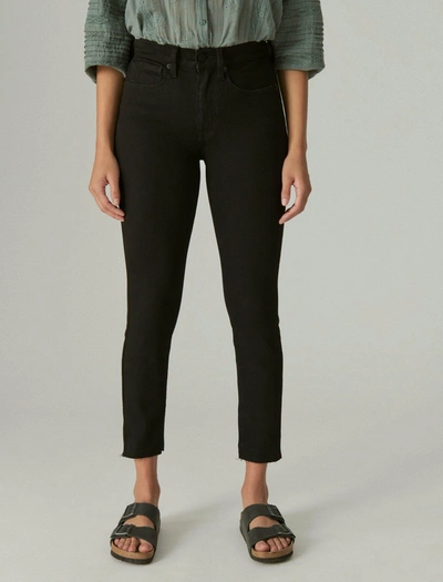 Shop Lucky Brand Women's High Rise Bridgette Skinny In Black