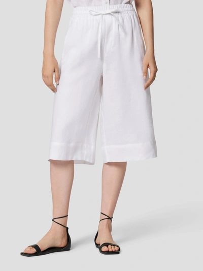 Shop Equipment Theo Linen Shorts In White