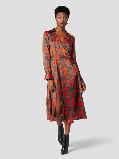 Shop Equipment Morgon Silk Satin Maxi Dress | 2xs |  In Multicolor
