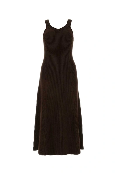Shop Jil Sander Dress In Brown