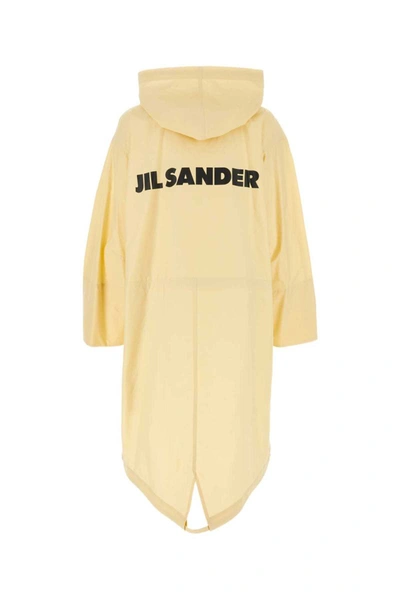 Shop Jil Sander Trench In Yellow
