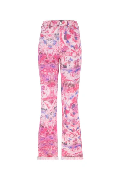 Shop Isabel Marant Étoile Jeans In Printed