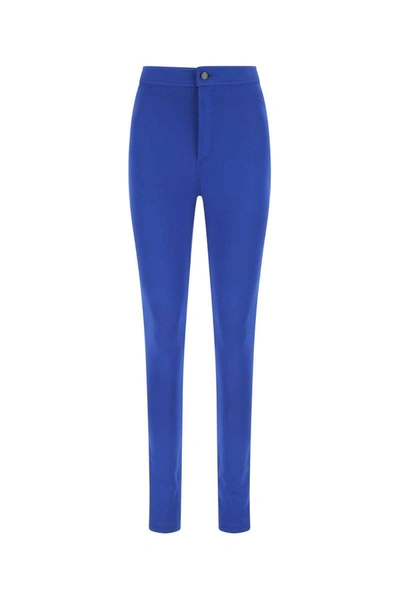 Shop Saint Laurent Pants In Blue