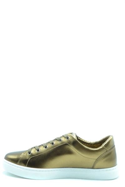 Shop Dolce & Gabbana Sneakers In Gold