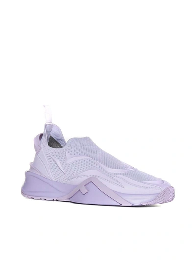 Shop Fendi Sneaker In Lilac