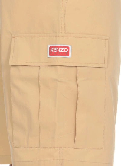 Shop Kenzo Shorts Natural