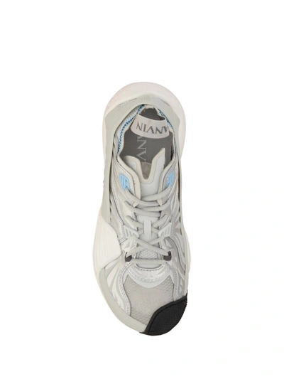 Shop Lanvin Sneakers In Silver