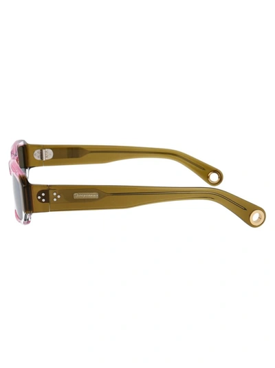 Shop Jacquemus Sunglasses In Multi Pink