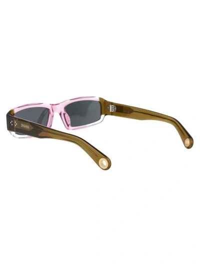 Shop Jacquemus Sunglasses In Multi Pink