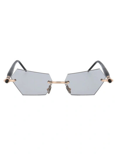 Shop Kuboraum Sunglasses In Pg Bb Grey1