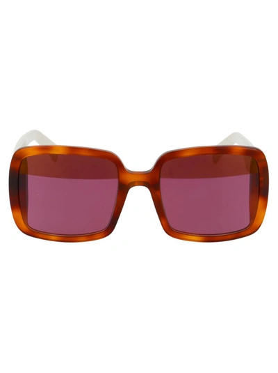 Shop Marni Eyewear Marni Sunglasses In 219 Tortoise