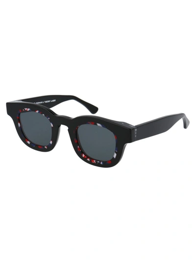 Thierry Lasry Marbled-effect Sunglasses In 101 Black