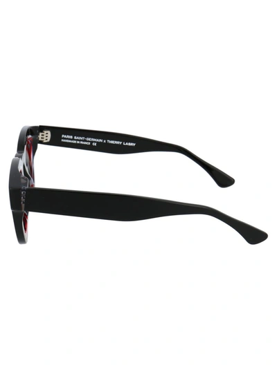 Thierry Lasry Marbled-effect Sunglasses In 101 Black