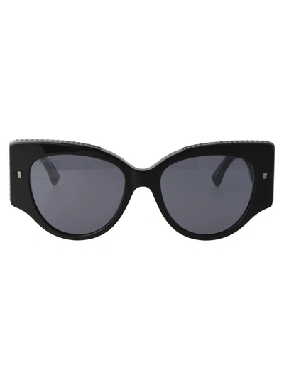 Shop Dsquared2 Sunglasses In 807t4 Black