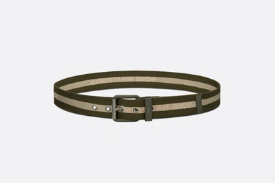 Shop Dior Homme Belt Accessories In Green