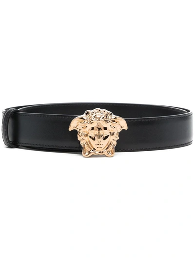 Shop Versace Belt Accessories In Black