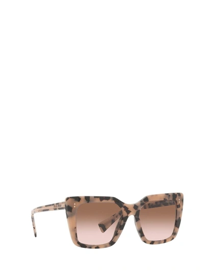 Shop Miu Miu Eyewear Sunglasses In Pink Havana