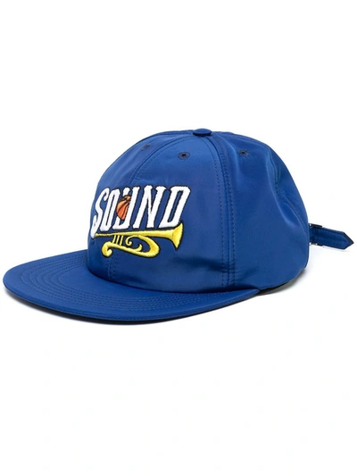 Shop Just Don Printed Baseball Hat In Blue