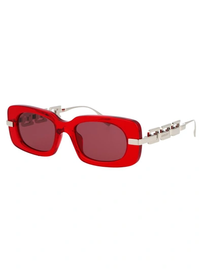 Shop Ambush Sunglasses In 2528 Clear Red