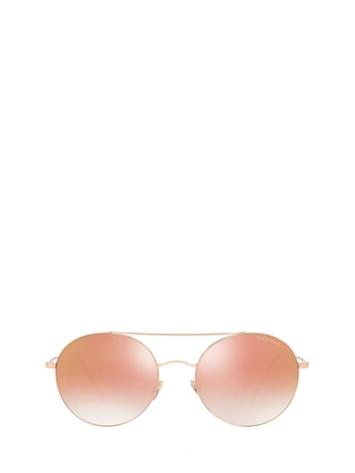 Shop Giorgio Armani Sunglasses In Bronze