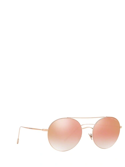 Shop Giorgio Armani Sunglasses In Bronze