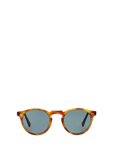 Shop Oliver Peoples Sunglasses In Semi Matte Lbr