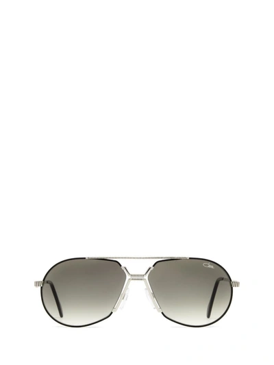 Shop Cazal Sunglasses In Black - Silver