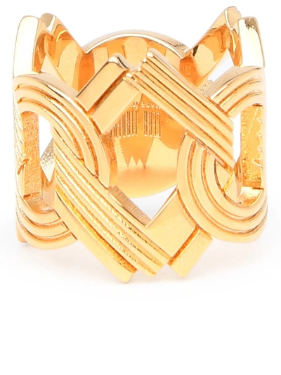 Shop Leda Madera Anita Brass Ring In Gold