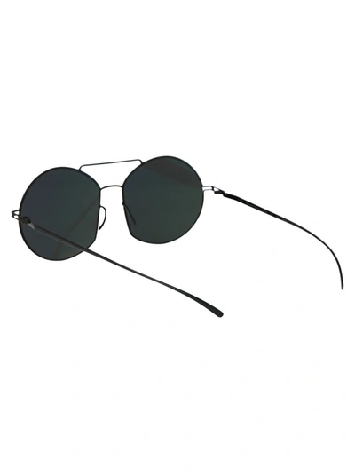 Shop Mykita Sunglasses In 190 E4 Black Dark Grey Solid