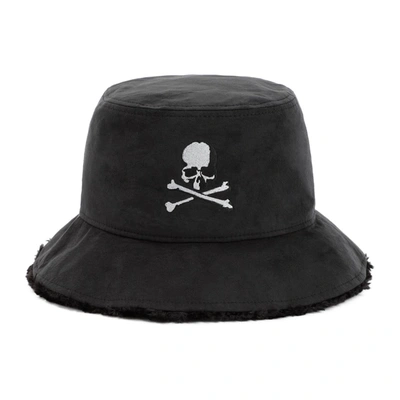 Shop Mastermind Japan Mastermind World  Logo Bucket Hat In Black