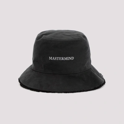 Shop Mastermind Japan Mastermind World  Logo Bucket Hat In Black