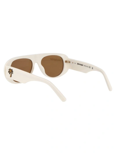 Shop Palm Angels Sunglasses In 0160 White