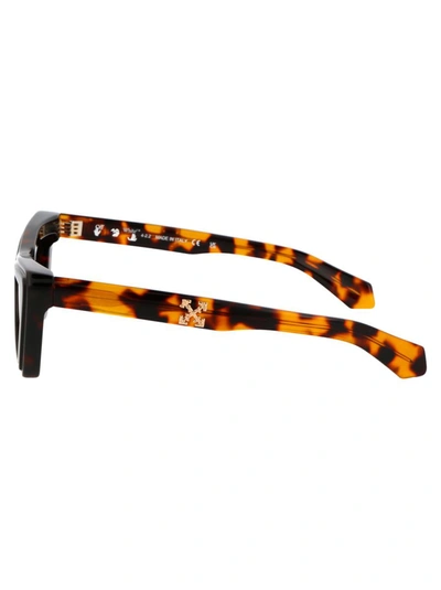 Shop Off-white Sunglasses In 6064 Havana