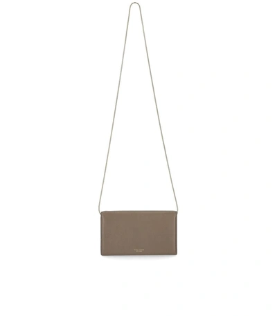 Shop Marc Jacobs The Mini Bag Cement Clutch In Beige