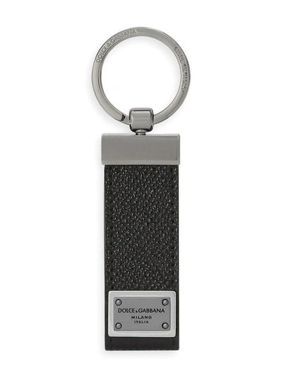 Shop Dolce & Gabbana Key Tag Accessories In Black