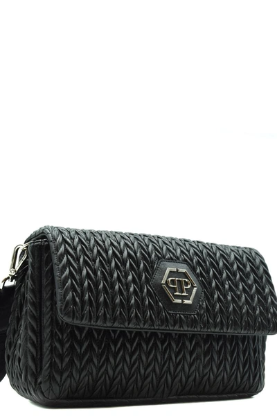 Shop Philipp Plein Shoulder Bags In Black
