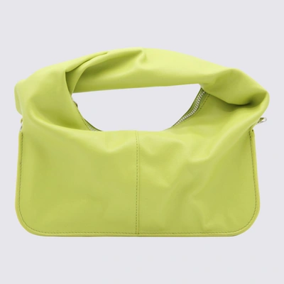 Shop Yuzefi Leather Anise Wonton Handle Bag