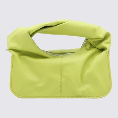 Shop Yuzefi Leather Anise Wonton Handle Bag