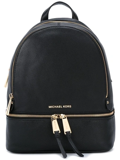 Shop Michael Kors Backpack Bags In Black