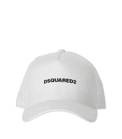 Shop Dsquared2 D2 Baseball White Baseball Cap