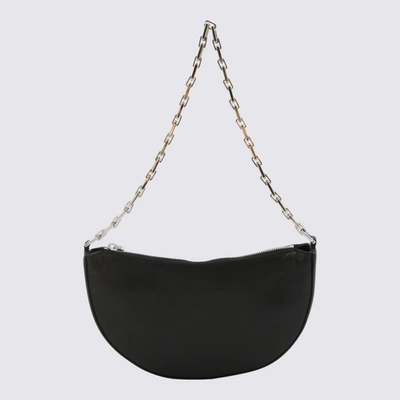 Shop Iro Paris Black Leather Arc Clutch Bag