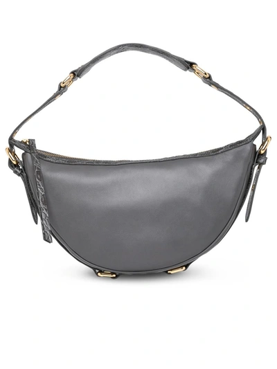 Shop By Far Grey Leather Gib Bag