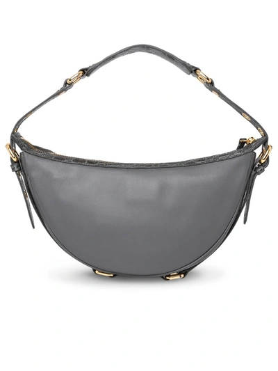 Shop By Far Grey Leather Gib Bag