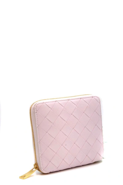 Shop Bottega Veneta Wallet In Light Rose