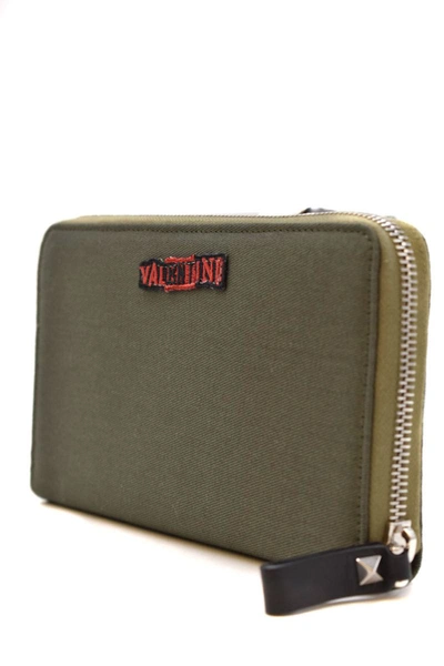 Shop Valentino Garavani Wallet In Military Green