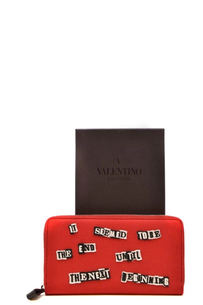 Shop Valentino Garavani Wallet In Red