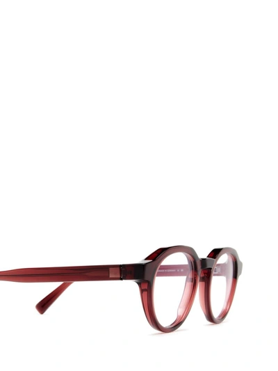 Shop Mykita Eyeglasses In C171 Pine Honey/shiny Silver