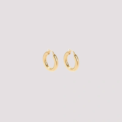Shop Jil Sander Classic Earrings 2 Jewellery In Metallic