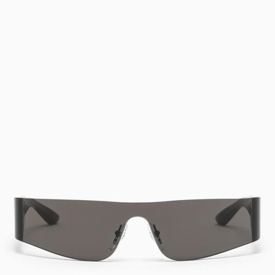 Shop Balenciaga Mono Rectangle Sunglasses In Black